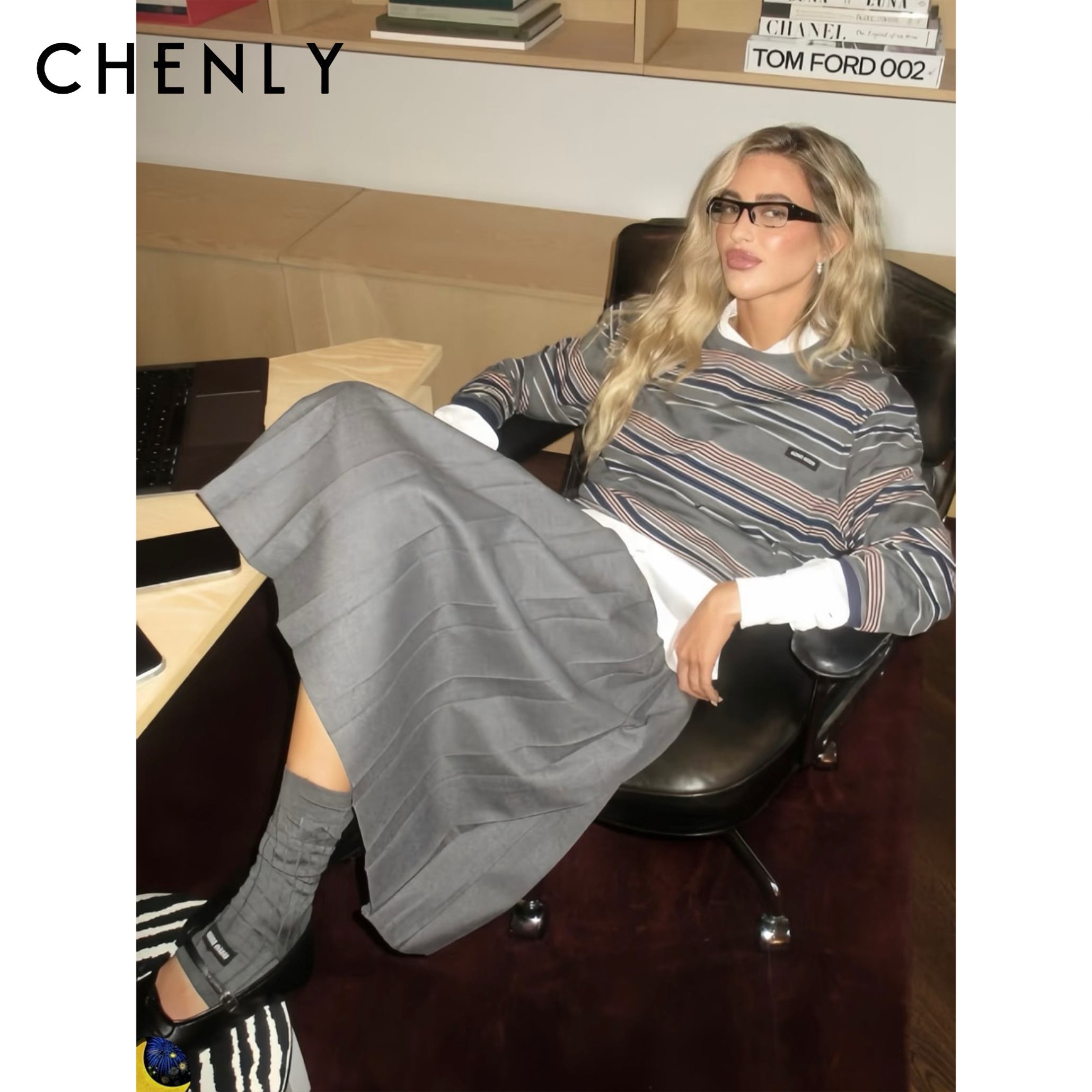 尘衣｜26SS复古色织条纹纯棉长袖