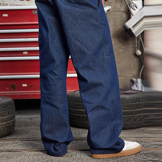 Dickies春夏水洗牛仔双膝裤宽松廓形工装风牛仔裤男女情侣直筒长裤 商品图2