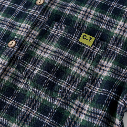 【经典格子衬衫】 棉花堂 梭织格子衬衫 A类   百搭 挺括有型    FD61071 商品图8