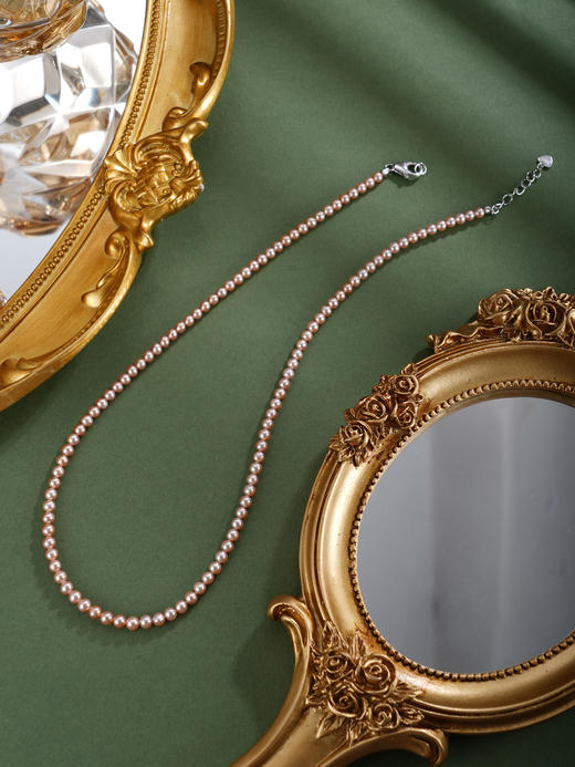 子佩集银S925珍珠惜王妃项链【ZXLY4-4.5MM】珠串2602 商品图7