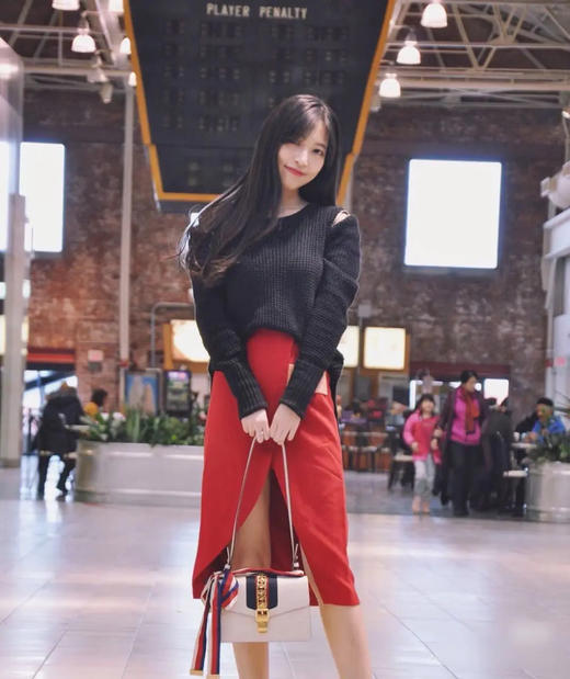 Gucci 塞尔维亚 白色 box牛皮 中号 丝巾包 商品图3