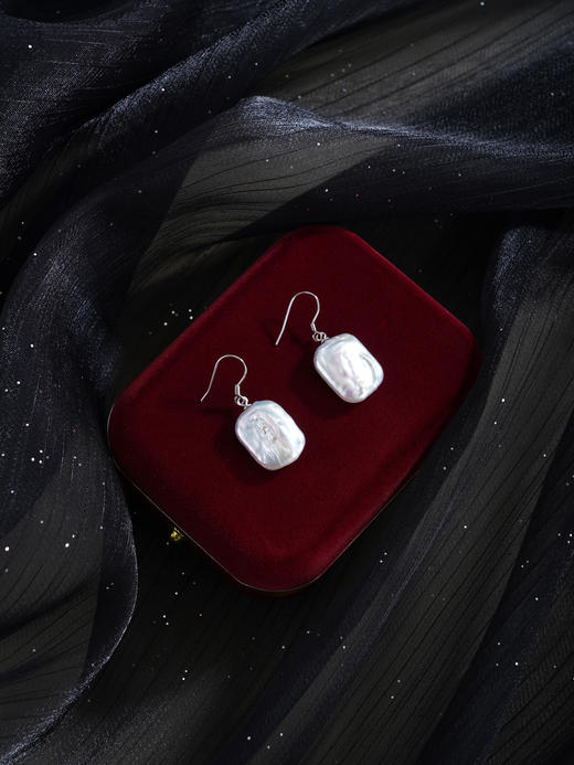 子佩集【岁月潮声】银S925珍珠惜王妃耳环【ZZEH005】巴洛克2602 商品图2