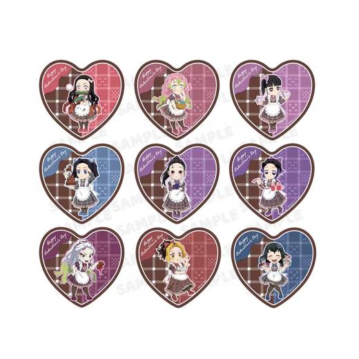 《鬼灭之刃》2023款情人节限定盲盒心形亚克力杯垫(1/9) 商品图0