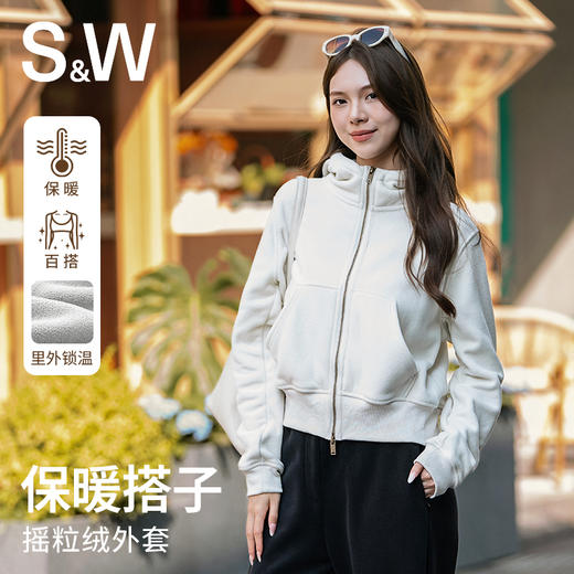 【SW速惟】保暖连帽夹克摇粒绒外套 1315 商品图0