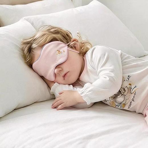 【婴童服配】嫚熙儿童眼罩遮光睡眠幼儿园睡觉遮光护眼新生儿宝宝睡觉专用神器 商品图0