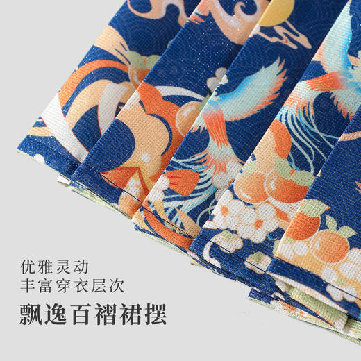 【纳维凯尔】【120-165】意大利小帆船女童新中式马面裙套装 商品图9