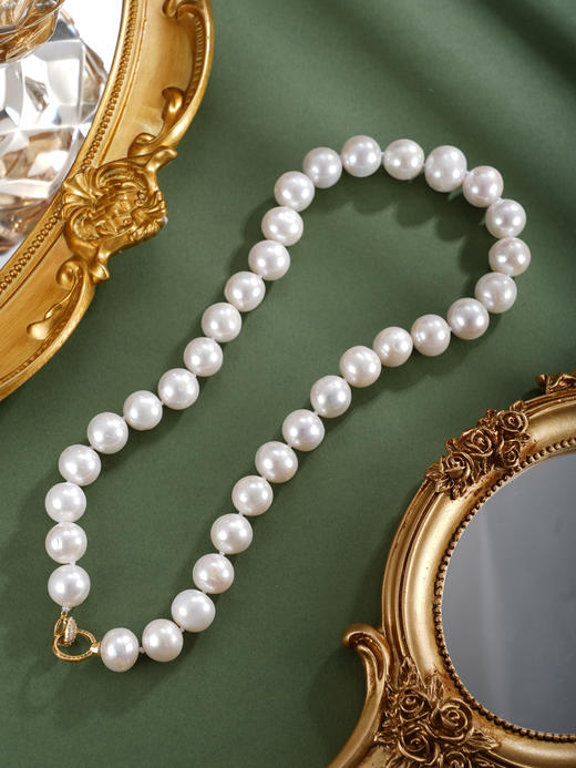 子佩集银S925珍珠惜王妃项链【ZXLY11-14MM】珠串2602 商品图7