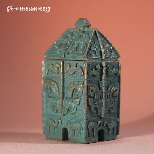 安阳文创殷墟铜方彝冰箱贴树脂磁吸创意旅行纪念品礼品河南伴手礼 商品图1