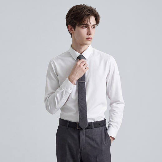 [100%棉&免烫抗皱】圣得西长袖正装衬衫男士2026新款春季商务上衣 商品图12