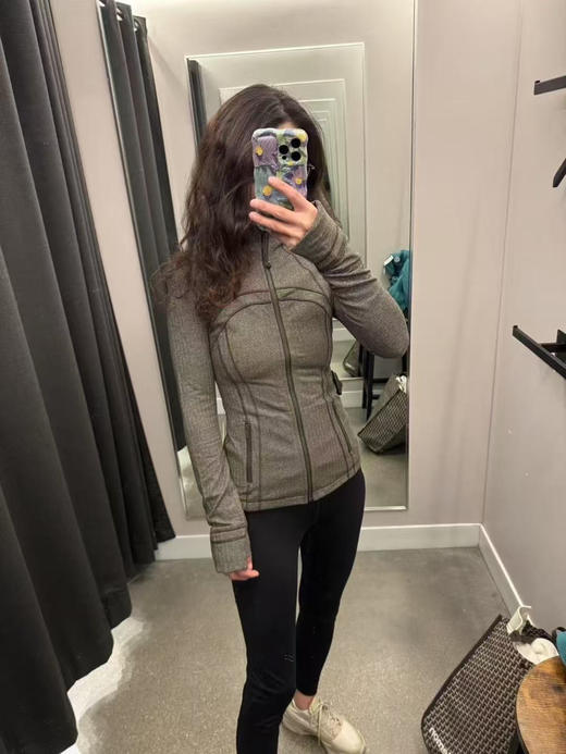 🉐599🉐有国内现货Lululemon 橄榄绿人字纹厚款Define 常规长度！0–2-4-6 码 商品图3