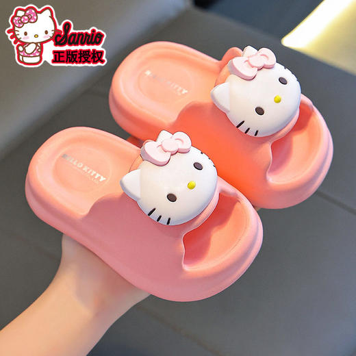 库洛米夏季儿童凉拖鞋女童亲子防滑三丽鸥女孩中小童洗澡宝宝凉拖 商品图2