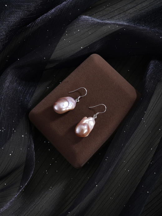 子佩集【光年潮动‌】银S925珍珠惜王妃耳环【ZZEH002】巴洛克2602 商品图1