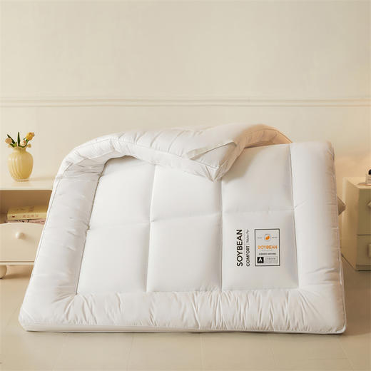 水漾家纺-宿舍单人床A类水洗棉立体软床垫床褥 商品图3