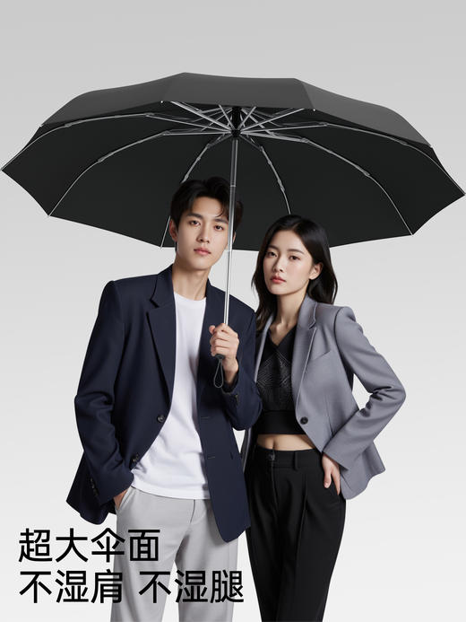 左都简约电镀按钮反向雨伞 商品图5