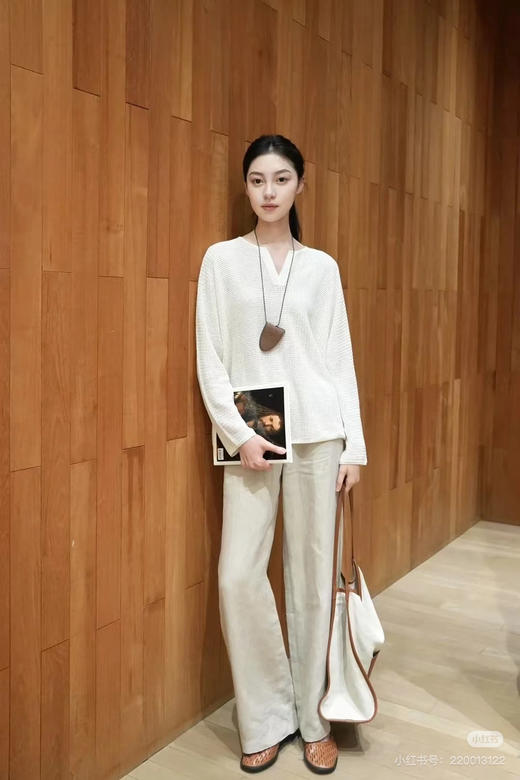 初九上新 开门红秒杀‼️小禾渠道圆正 女士宽松丝麻长袖上衣 商品图13