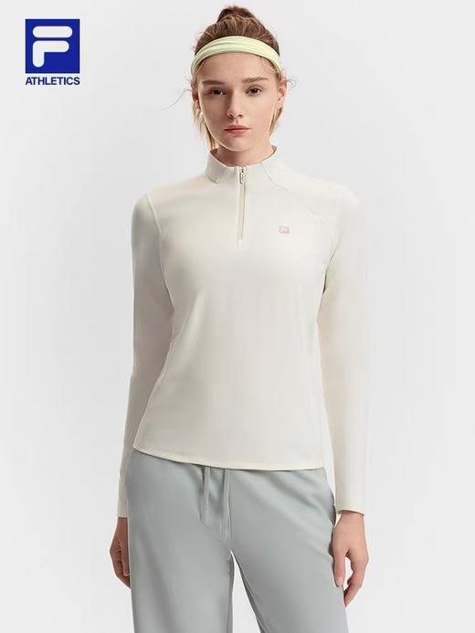 点此购买 斐乐春秋季跑步系列运动女士半拉链高领长袖针织衫 37 340770 商品图9