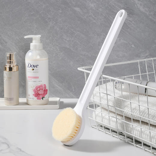 美丽雅搓背神器男女士轻松下泥 【36cm长柄】软毛洗澡刷 商品图7