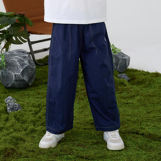 【梭织长裤】棉花堂  梭织长裤   A类  耐磨抗造  柔软有型  FA61096 商品图4