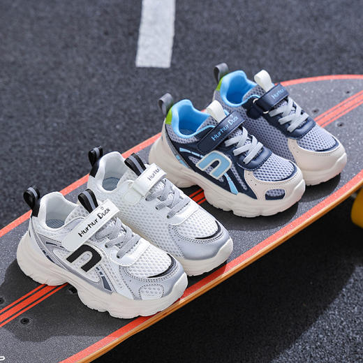 【小黄鸭】春夏季新款儿童老爹鞋男童女童运动鞋中大童亲子鞋潮酷大童鞋26-37 商品图8