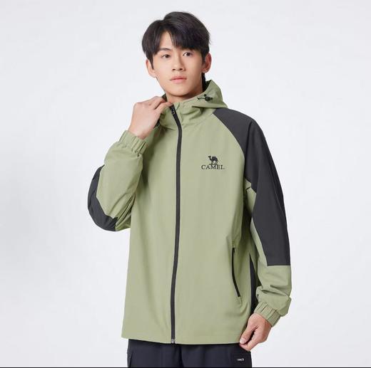 骆驼 中性款连帽夹克249.9元（线上线下同步在售，不一定有货，介意勿拍）653040-NT 商品图0