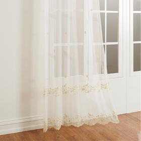 NITORI宜得利家居 简约大气窗纱阳台透气定制窗纱 马克拉美 舒米