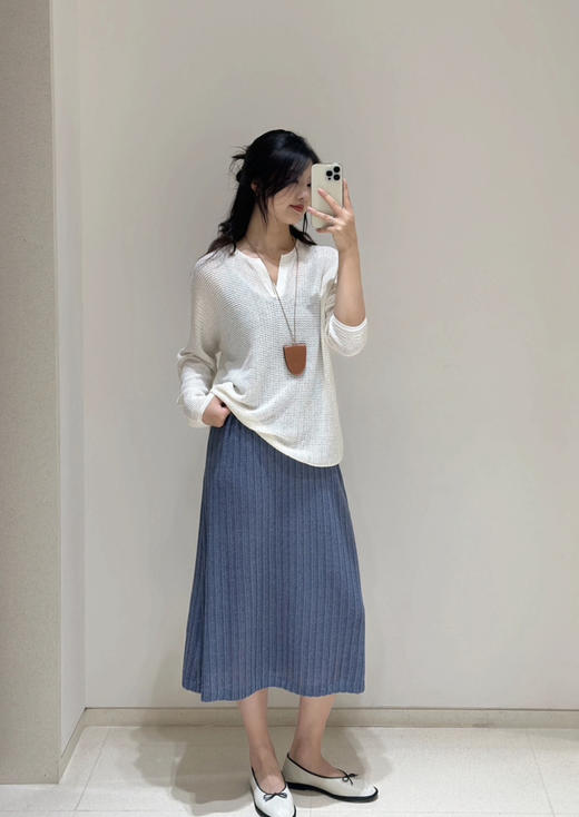 初九上新 开门红秒杀‼️小禾渠道圆正 女士宽松丝麻长袖上衣 商品图14