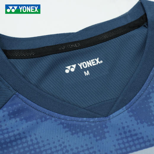 【618活动进行中】YONEX尤尼克斯羽毛球服男女同款吸汗透气比赛运动短袖1100526BCR 商品图1