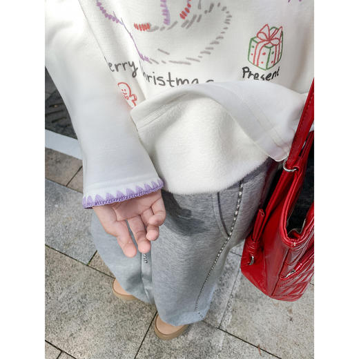 【129元任选2件】现货！ 韩系小猫印花打底衫t恤 商品图2