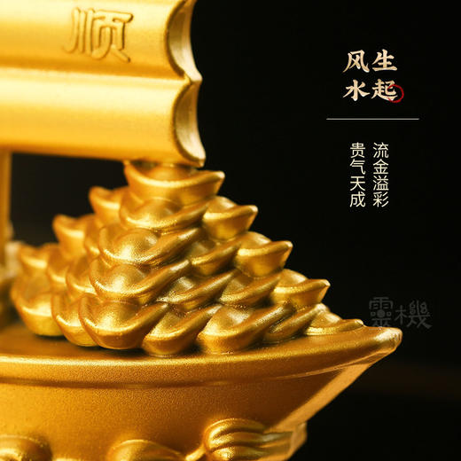 【祈愿吉品】【一帆风顺 】满载而归摆件金子满仓客厅桌面 商品图3