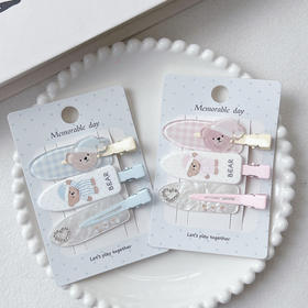 清新可爱睡衣萌系发夹组合发夹（3个）-纪念日百货门店同款169096853