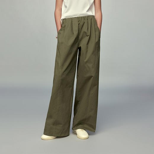 💕春3童装宽松不规则抽皱休闲长裤 商品图2