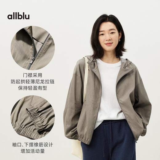 【达人专属】allblu女装“有型不易皱”26春夏【Coknit多重织】桉树垂感外套 商品图4