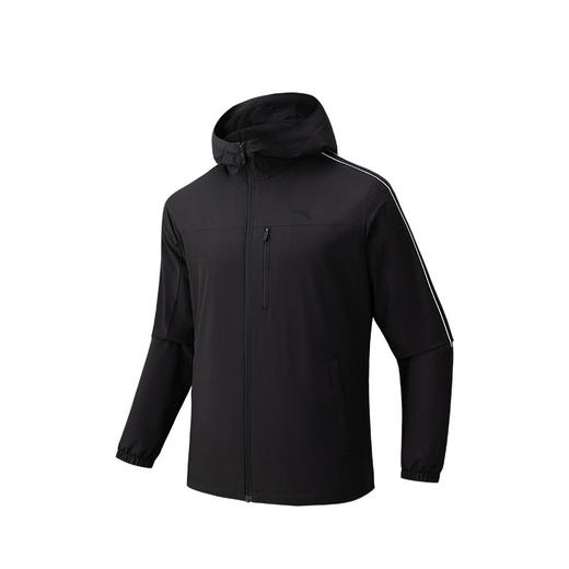 安踏无氟防泼水运动外套男士2026新款跑步训练梭织上衣152617624 商品图5