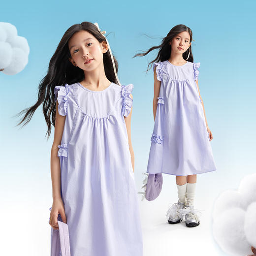 女童连衣裙夏季新款安奈儿童装EG623561 商品图2