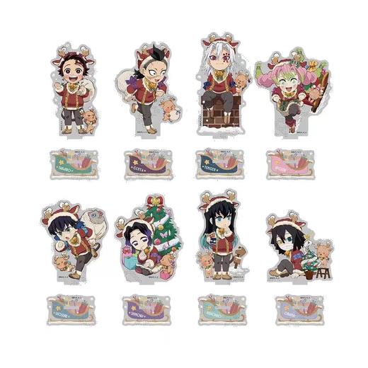 《鬼灭之刃》2025款圣诞节限定 盲盒亚克力立牌 A款（1/8） 商品图0