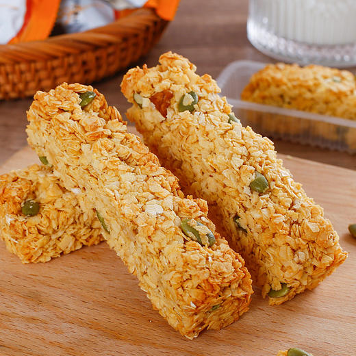 【2份减10元】燕麦棒   无蔗糖  营养均衡 轻食代餐 饱腹 高蛋白代餐能量棒 210克/盒 商品图2