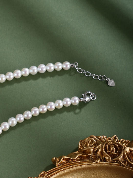 子佩集银S925珍珠惜王妃项链【ZXLY6-7MM】珠串2602 商品图5