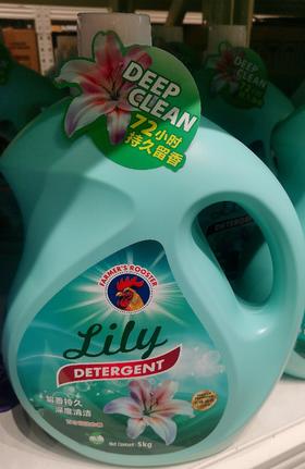 农夫大公鸡百合花香洗衣液5kg