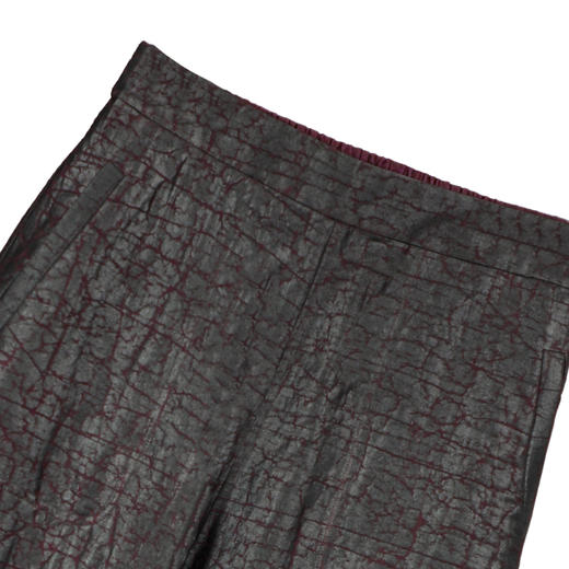 ³【南宋香云纱哈伦裤】显瘦松紧腰九分裤 可双面穿 100桑蚕丝 25088 XN03-SD-NSSF 商品图3