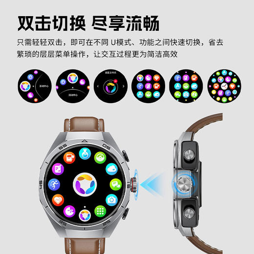 热卖中！【30天免费试用 鸿蒙合作伙伴 CCTV播出】2025新款塞尔兰斯WATCH7 PLUS尊享版智能健康监测手表（内置TWS蓝牙耳机） 商品图3
