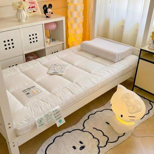 水漾家纺-宿舍单人床A类水洗棉立体软床垫床褥 商品图1