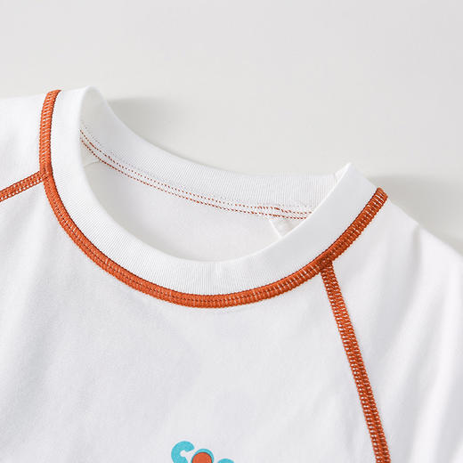 【棉感T桖】棉花堂针织长袖T恤10A抗菌  舒适防螨   吸湿透气  不易变型   FD61015 商品图4