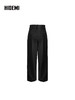 HIDEMI 绵羊毛经典立裁褶裥显瘦阔腿西裤长裤 商品缩略图6