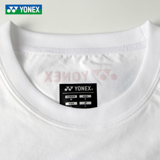 【618活动进行中】YONEX尤尼克斯yy羽毛球服比赛速干短袖国羽训练款运动上衣1158526BCR 商品图1