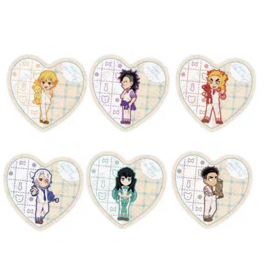 《鬼灭之刃》2023款白色情人节限定盲盒心形亚克力杯垫B组(1/6) 商品图0