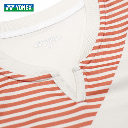 【618活动进行中】YONEX尤尼克斯yy羽毛球服女款运动T恤舒适透气短袖2101626BCR 商品图1