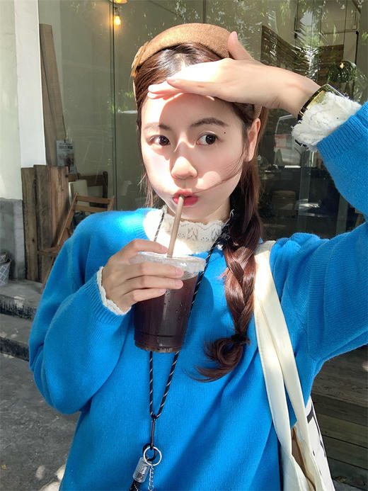 <曾小咸推荐> 2.27 现货秒杀 ！微信超特价！韩系简约纯色毛衣 日常149.99 立减70 秒杀79.99！！ 商品图1