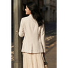 米思阳2026春季新款高端醋酸小西装一粒扣修身通勤西服外套女4119 商品缩略图3