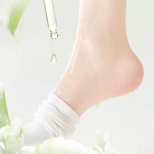 【拒绝干燥！玻尿酸凉感香氛袜】穿在脚上的护肤品，7A抑jun春夏天薄款网眼透气白色袜子女中筒袜纯棉月子堆堆袜 商品图2