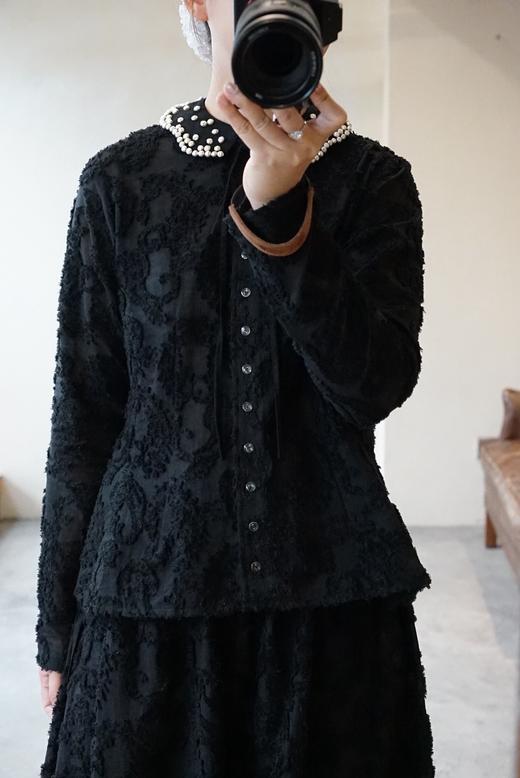 SUSURI 收腰圆领短衬衫 商品图8